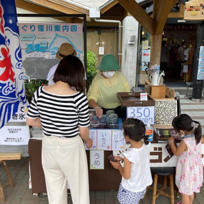 写真：あぐり窪川の出店の様子です。