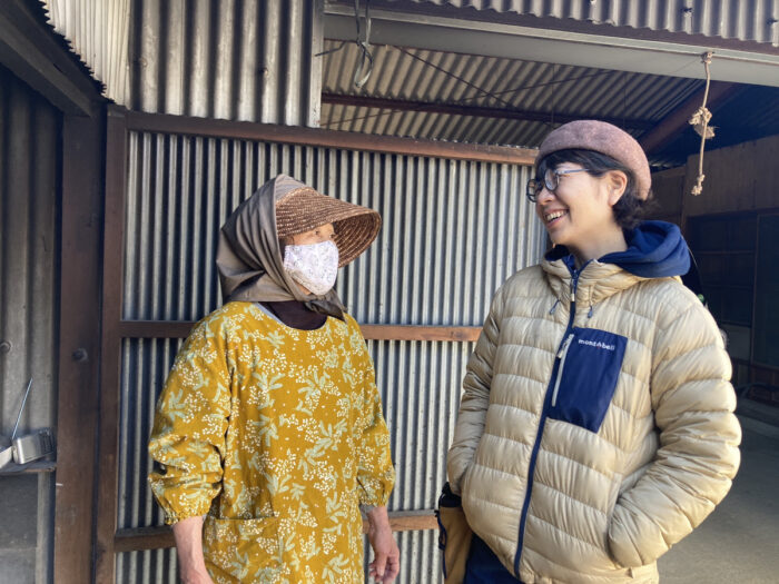 写真：恵子さんとカゴノオト小清水です。