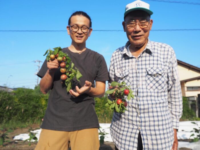 写真：すももの生産者さんの所に行かせてもらいました