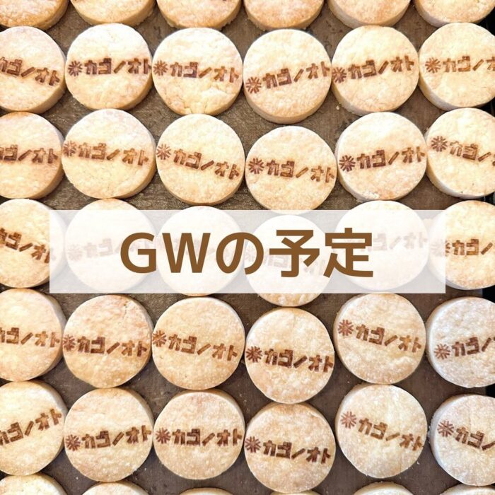 画像：GWの予定です
