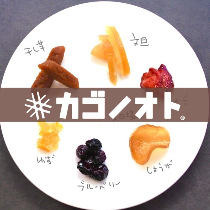 写真：シュトーレンの中に入っているひとつひとつの素材です