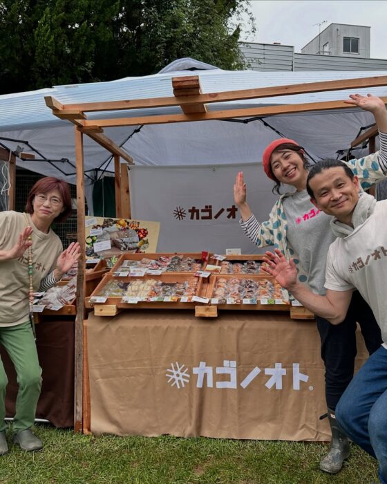 写真:おやつ神社にて出張販売中です