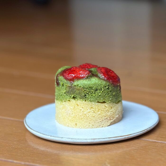 写真：抹茶いちごタルトです